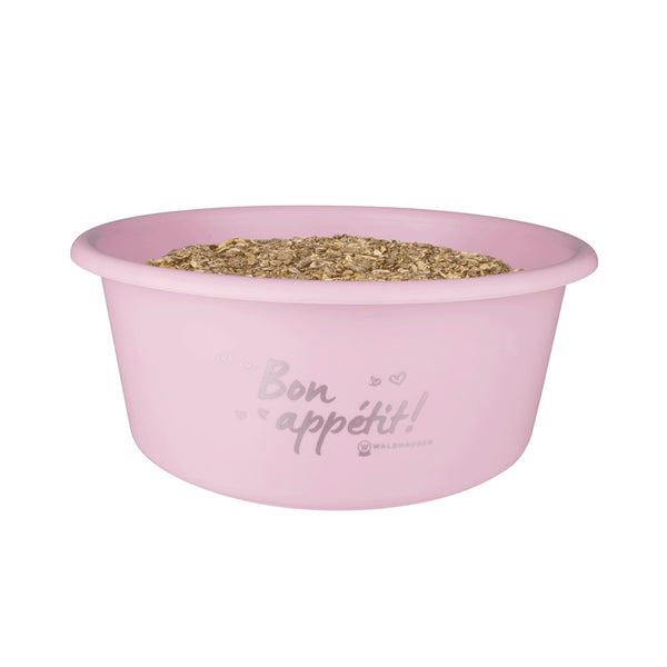 Futter-Schale mit Deckel "Bon Appetit" in Linnea Rosa | Fütterung, Pferd