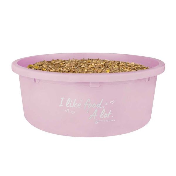 XL Futter-Schale mit Deckel "I like food. A lot." in Linnea Rosa | Fütterung, Pferd