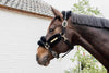 Kentucky Horsewear Nylon Kunstfell Sheepskin Halfter Soft Schwarz | mit GRAVUR