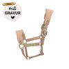 Kentucky Halfter mit Gravur | Teddy Fleece Halfter Beige | Kentucky Horsewear