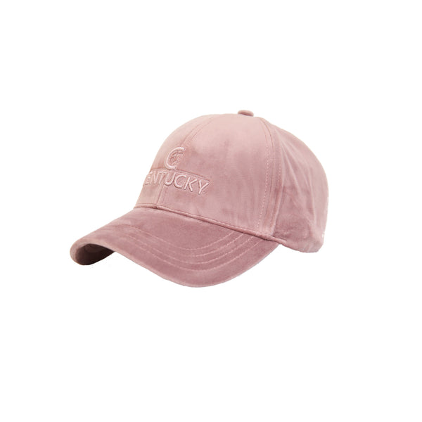 Kentucky Horsewear Baseball Cap Velvet | Old Rose