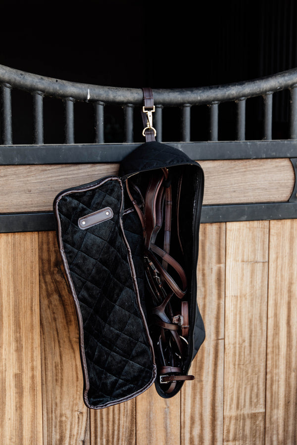 Kentucky Trensentasche mit Gravur | Trensentasche Schwarz | Kentucky Horsewear