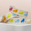 Armband Tölter Islandpferd bestickt "Colours"| Statement Canvas Armband | *limited Edition* | Geschenk, Glücksbringer
