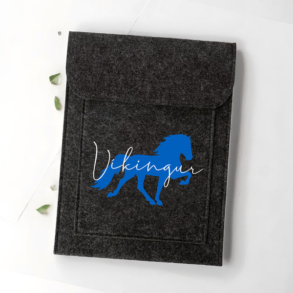 Equidenpasshülle Islandpferd mit Name für Pferde-Pass als Geschenk für Reiter und Pferd | personalisierte Pferdepass-Hülle
