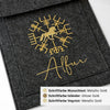 Equidenpasshülle Islandpferd + Vegvisir mit Name für Pferde-Pass als Geschenk für Reiter und Pferd | personalisierte Pferdepass-Hülle