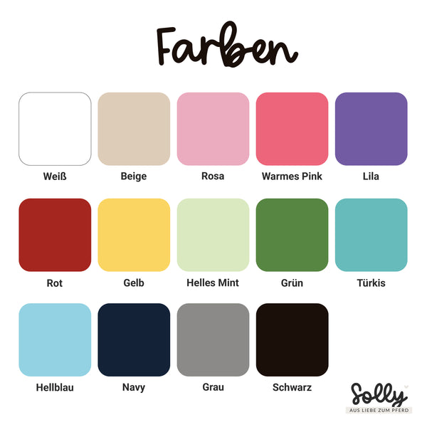 Schriftzug Aufsteller Springpferd mit Name Dekoration | Pferd, Pony | Geschenk, Geschenkidee