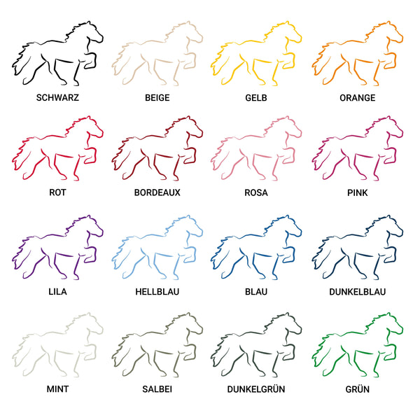 Logo Design "Islandpferd #2" - DIGITALE DATEI - Reitstall, Islandpferde-Hof, Trainer, Osteopathen etc.