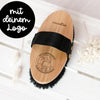 Bürste Kardätsche mit deinem Logo | personalisiert | Geschenk, Geschenkidee, Stall, Einsteller, Pferde