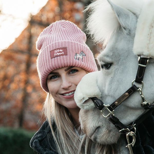Kentucky Horsewear Beanie Sammy | Old Rose | Rosa | Herbst, Winter