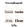 Schriftzug Aufsteller Springpferd mit Name Dekoration | Pferd, Pony | Geschenk, Geschenkidee