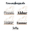 Schriftzug Aufsteller Islandpferd mit Name Dekoration | Pferd, Pony | Geschenk, Geschenkidee