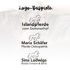 Logo Design "Islandpferd #1" - DIGITALE DATEI - Reitstall, Islandpferde-Hof, Trainer, Osteopathen etc.