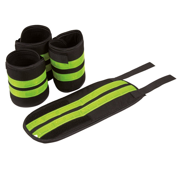 REFLEX Bandage in Neongelb, 4er Set | Pferd, Pony, Geschenk