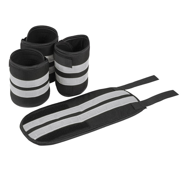 REFLEX Bandage in Silbergrau, 4er Set | Pferd, Pony, Geschenk