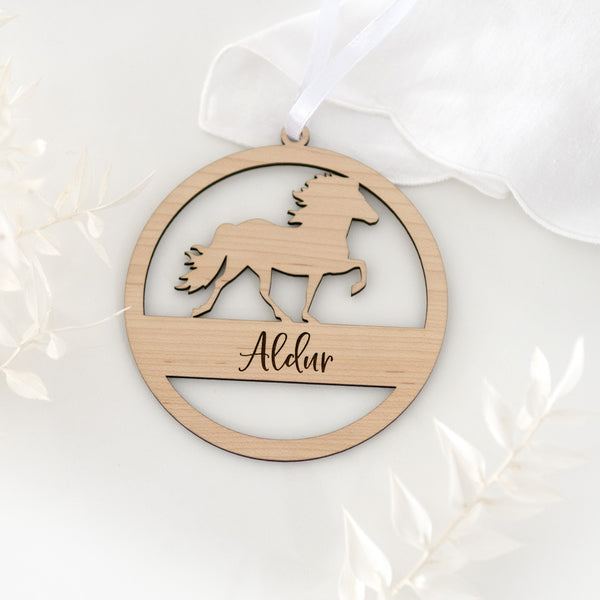 Anhänger "Isländer #1" mit Wunschtext | Design: Isländer | personalisiert | Baumanhänger, Weihnachten, Geschenk