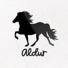 Aufkleber "Isländer mit Wunschtext" | Design: Isländer | Farben & Größe frei wählbar | Auto, Hänger