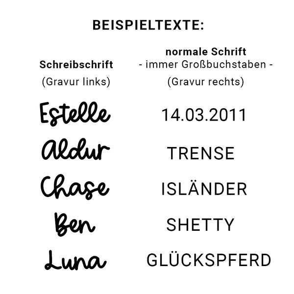 Trensenhalter mit Wunschtext | personalisiert | Gravur | Hufeisen Trensenhaken | Silber, Gold oder Kupfer