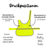 Warnweste Hund mit Name & Wunschtext personalisiert | Sicherheit | 3 Größen