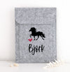 Equidenpasshülle mit Name für Pferde-Pass als Geschenk für Reiter und Pferd | personalisierte Pferdepass-Hülle | mit Islandpferd & Wunschtext