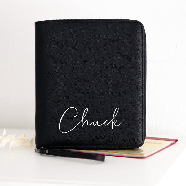 Equidenpasshülle mit Name für Pferde-Pass als Geschenk für Reiter & Pferd | personalisierte Pferdepass-Hülle Organizer Wunschtext