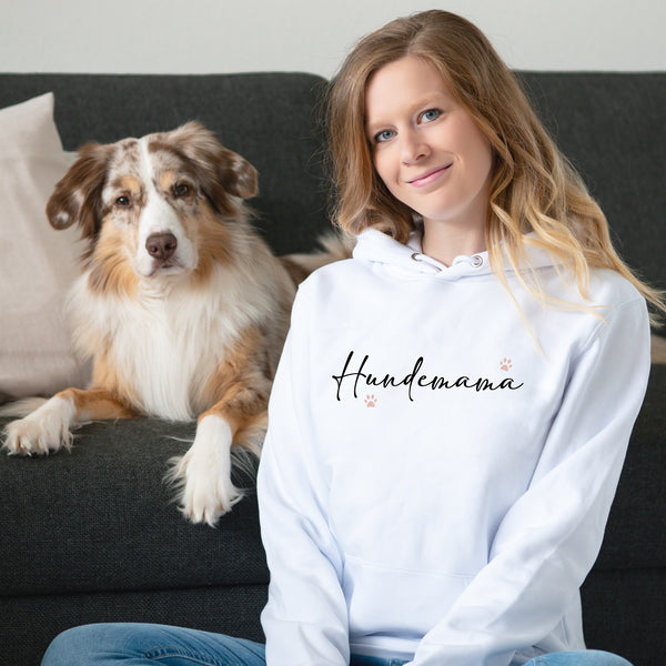Hoodie "Hundemama" | personalisiert | Geschenk, Geschenkidee, Hunde