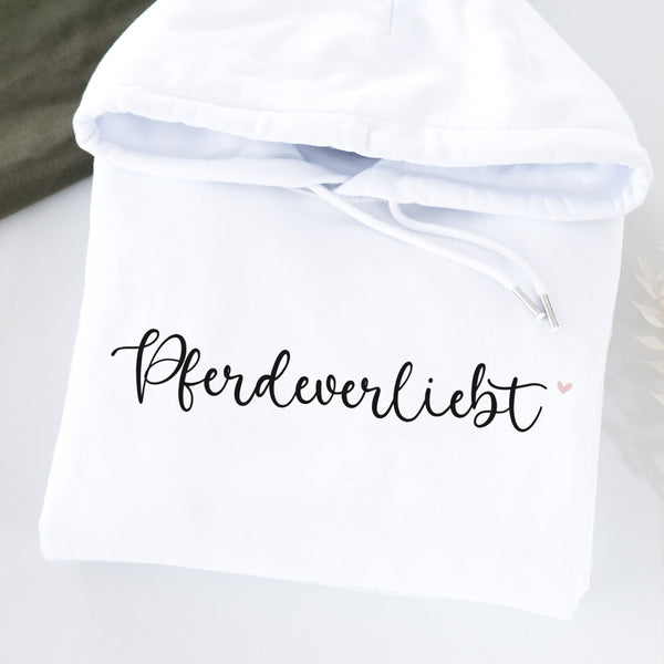 Hoodie "Pferdeverliebt" | personalisiert | Geschenk