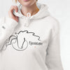 Hoodie "Pferdeliebe" mit Wunschwort | Design: Lines | personalisiert | Geschenk