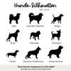 T-Shirt "Hunde-Silhouette + Herz" | personalisiert | Geschenk, Geschenkidee, Hunde