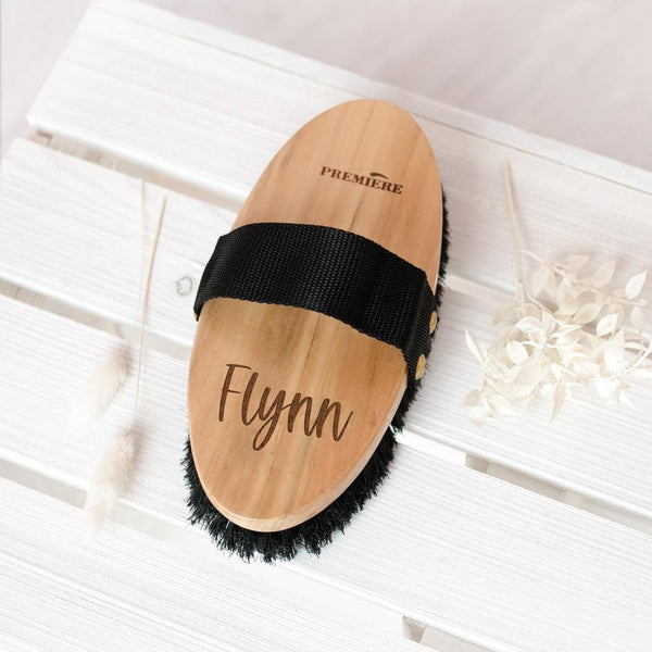 Bürste Kardätsche Design "Wunschwort" | personalisiert | Geschenk, Geschenkidee