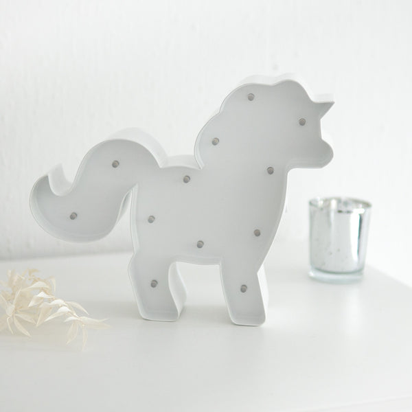 Leuchtendes Pferd in Weiß | Kinderzimmer, Licht, Geschenk
