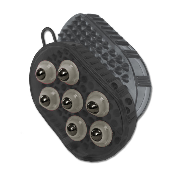 Massage- & Putzhandschuh Schwarz