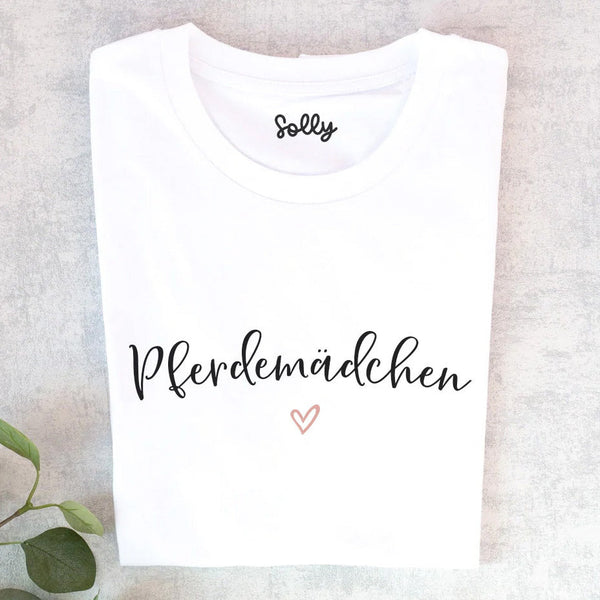 T-Shirt "Pferdemädchen" | personalisiert | Geschenk, Geschenkidee, Pferdemädchen, Pferde