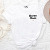 T-Shirt "Horse Mom klein" | Kollektion: Vintage Vibes | personalisiert | Geschenk, Geschenkidee, Pferdemädchen, Pferde