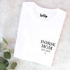T-Shirt "Horse Mom" | personalisiert | Geschenk, Geschenkidee, Pferdemädchen, Pferde
