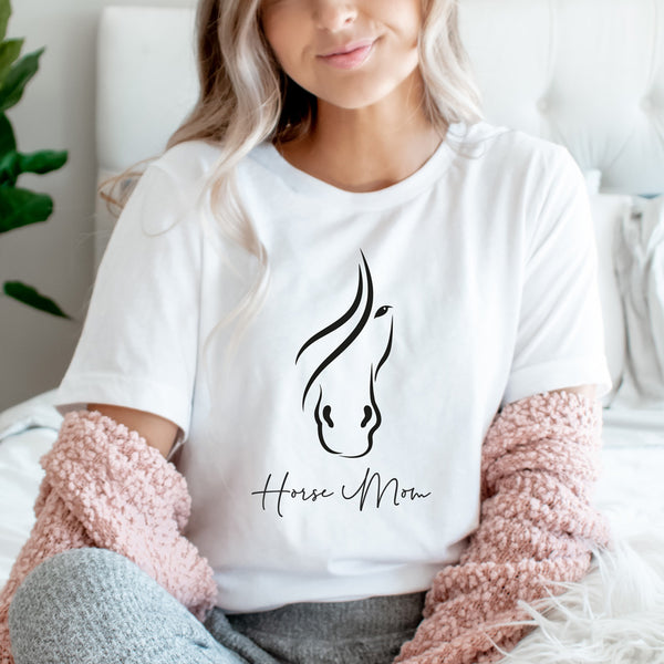 T-Shirt "Pferd + Wunschtext" | personalisiert | Geschenk, Geschenkidee, Statement, Pferde