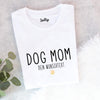 T-Shirt "Dog Mom mit Wunschtext" | personalisiert | Geschenk, Geschenkidee, Hunde