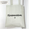 Stofftasche "Pferdemädchen" Baumwolle | Einkaufstasche, Beutel | Geschenk