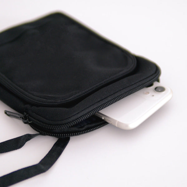 Mini-Tasche für Geldbeutel & Handy personalisiert | Design "Isländer #1" mit Wunschtext | Geschenk