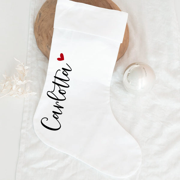 Weihnachtsstrumpf Nikolaussocke Design "Name + Symbol" | personalisiert | Weihnachten, Geschenk