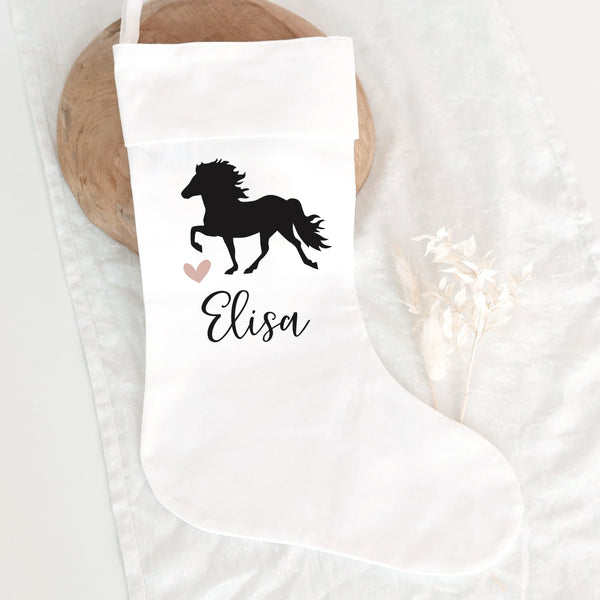 Weihnachtsstrumpf Nikolaussocke Design "Isländer #1 + Name" | personalisiert | Design: Isländer | Weihnachten, Geschenk