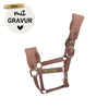 Kentucky Halfter mit Gravur | Teddy Fleece Halfter Old Rose | Kentucky Horsewear
