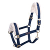 Halfter Exclusive in Nachtblau/Beige | Pferd, Geschenk