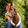 Halfter Exclusive in Nachtblau/Beige | Pferd, Geschenk