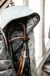 Kentucky Trensentasche mit Gravur | Trensentasche Grau | Kentucky Horsewear