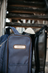 Kentucky Stiefeltasche mit Gravur | Stiefeltasche Navy | Kentucky Horsewear