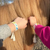 Armband Tölter Islandpferd bestickt "Colours"| Statement Canvas Armband | *limited Edition* | Geschenk, Glücksbringer