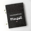 Equidenpasshülle mit Name für Pferde-Pass als Geschenk für Reiter und Pferd | personalisierte Pferdepass-Hülle | Wunschtext