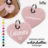 Hobby Horse Halfter-Anhänger Herz "Wunschwort + Symbol" | personalisiert | 10 Farben | Geschenk, Geschenkidee, Glücksbringer, Steckenpferd, Hobby Horsing