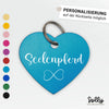 Marke Anhänger Herz "Seelenpferd" | personalisiert | 10 Farben | Geschenk, Geschenkidee, Glücksbringer