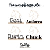 Schriftzug Aufsteller Pferd mit Name Dekoration | Pferd, Pony | Geschenk, Geschenkidee